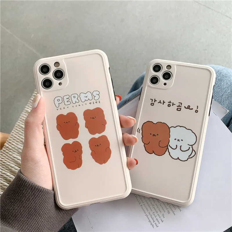 

Genuine ins wind cute new style Phone Case for iPhone 11 Pro Max X XR XS MAX SE2 7 8 Plus anti-fall soft case for iPhone series
