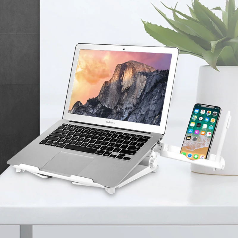 Регулируемая подставка для ноутбука Macbook Pro Air iPad складная опора охлаждающая