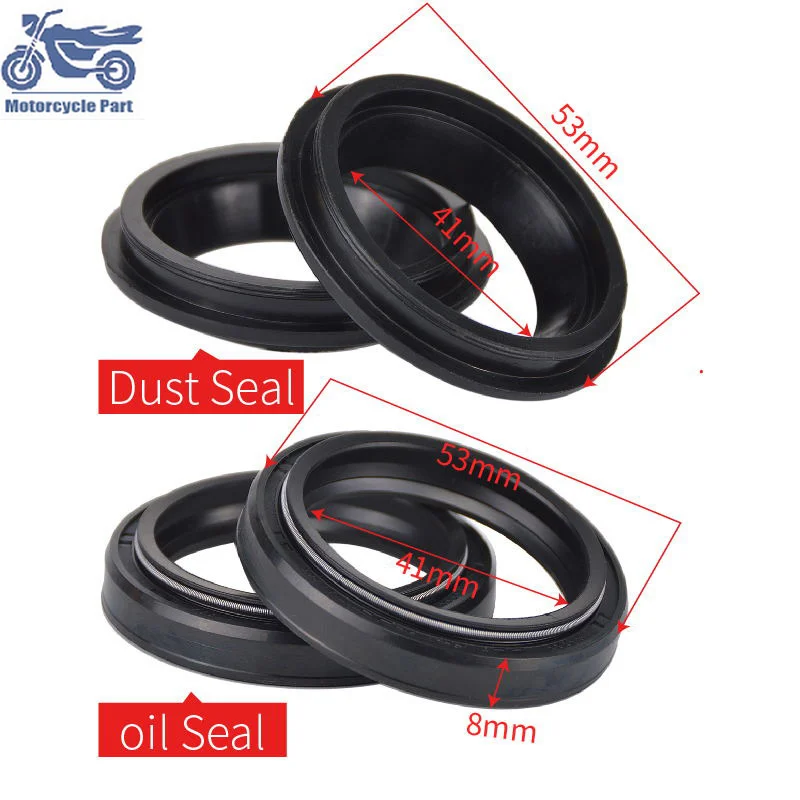41x53x8 41 53 8 масляное уплотнение &amp Пылезащитный чехол для Kawasaki KR250 KR1 KR1S EN500 ZX 6R ZX-6R 636