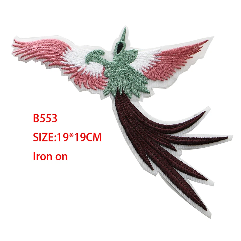 Термоклейкая нашивка для одежды 1 шт. с рисунком попугая Феникса пчелы павлина