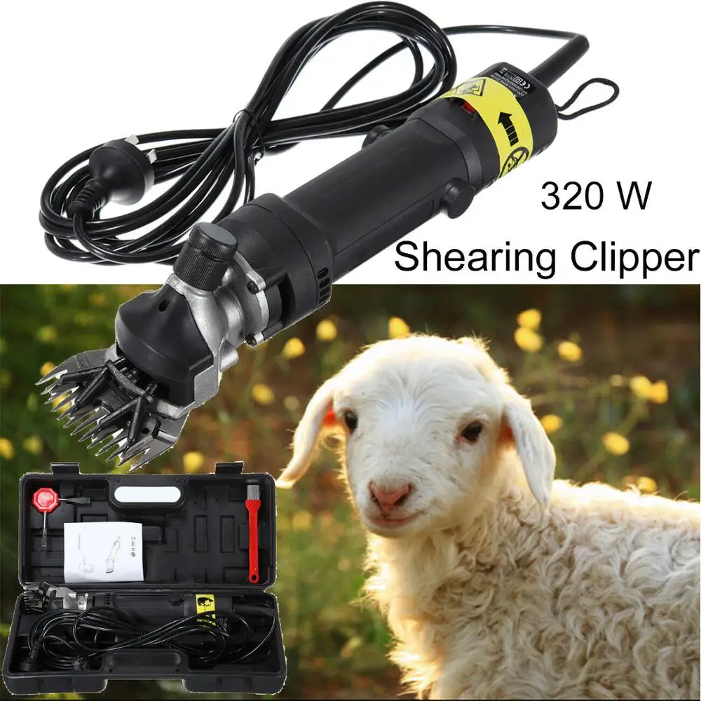 

Yonntech 320W 110V Electric Sheep Goat Shearing Machine Clipper Farm Shears Cutter Wool scissor Cut Machine