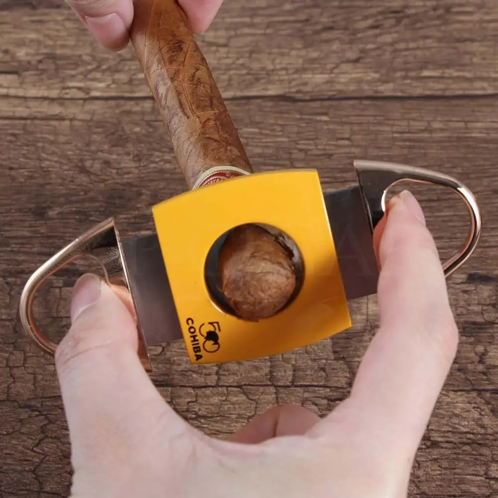 COHIBA сигарный набор ветрозащитный 3 струйный фонарь Зажигалка Карманный