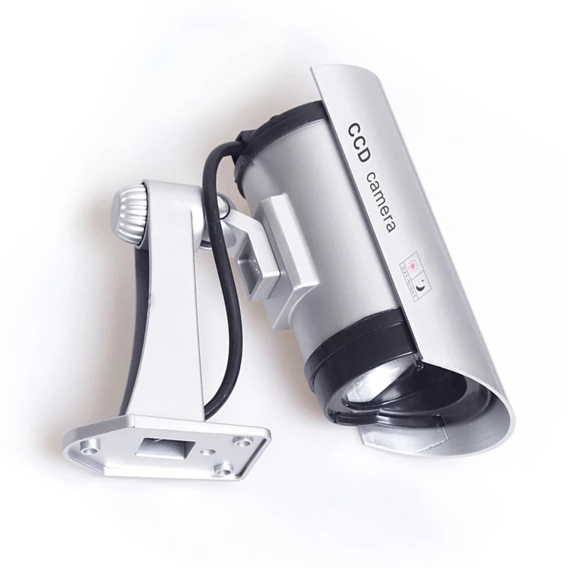 Камера видеонаблюдения поддельная водонепроницаемая с подсветкой светодиодная