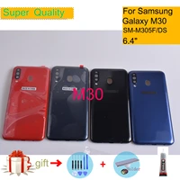 for samsung galaxy m30 m305 sm m305mds housing back cover case rear battery door chassis m30 housing replacement