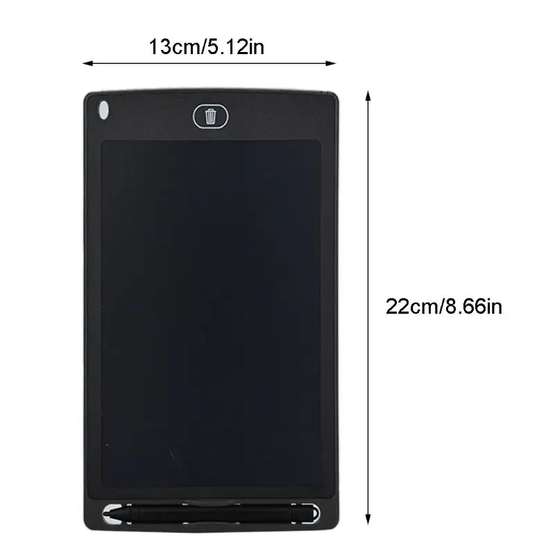 

8.5''LCD Writing Tablet Pad eWriter Board Stylus Digital Children's Gift Doodle Drawing Board Early Teaching Handwriting Board