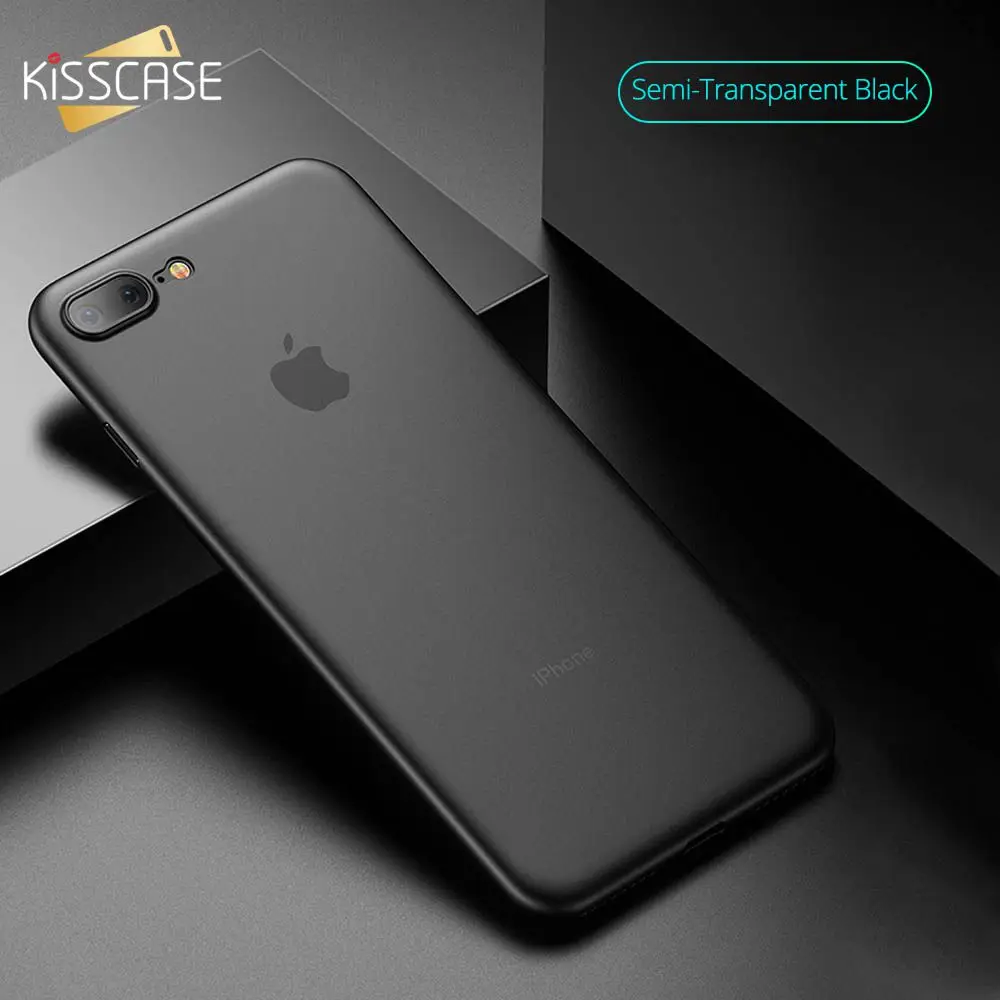 KISSCASE 0 4 мм противоударный PP чехол для iPhone X XR XS Max 7 8 Plus ультра тонкий полный Чехол