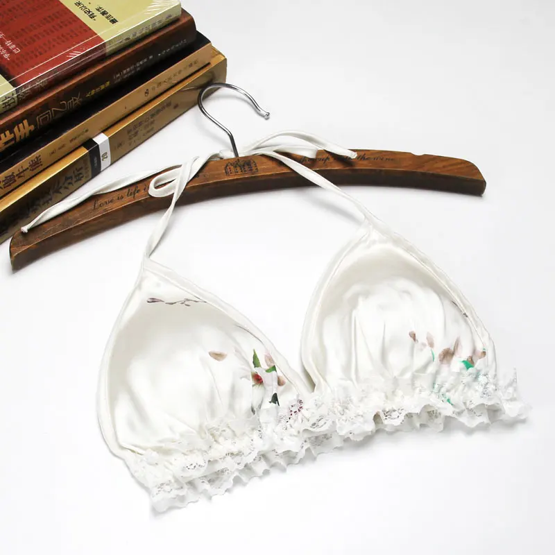 Бюстгальтер из чистого шелка ультратонкий бесшовный двусторонний бюстгальтер с