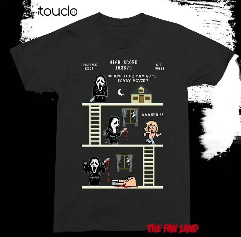 

New Scream Movie Story Video Game Men'S Vintage T-Shirt unisex