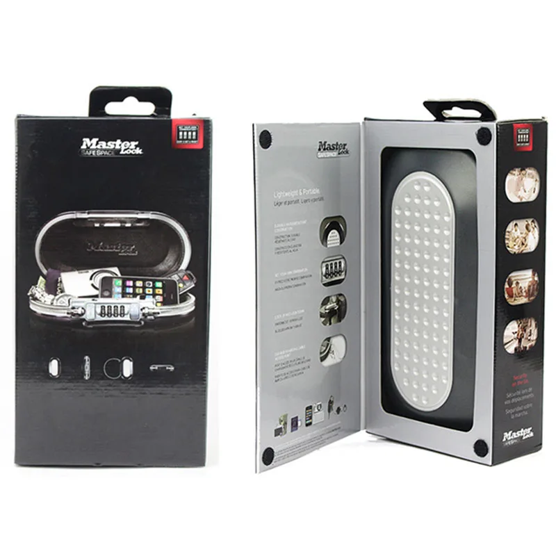 Портативный Сейф Master Lock мини сейфы с замком паролем ящики для хранения ювелирных