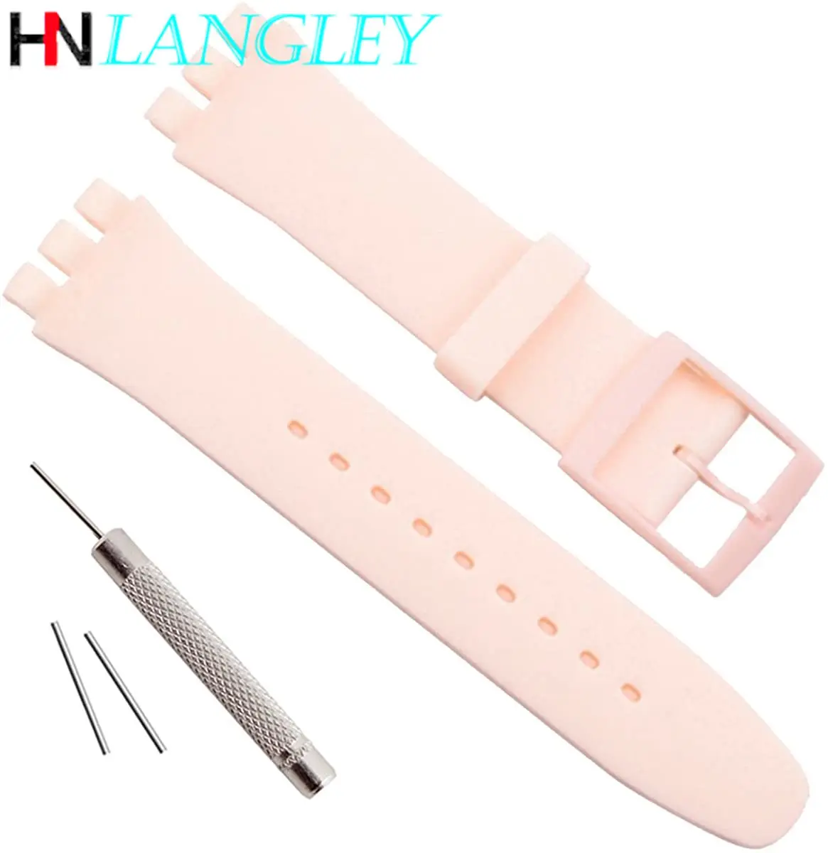 Ремешок сменный водонепроницаемый прозрачные силиконовые резиновые для часов