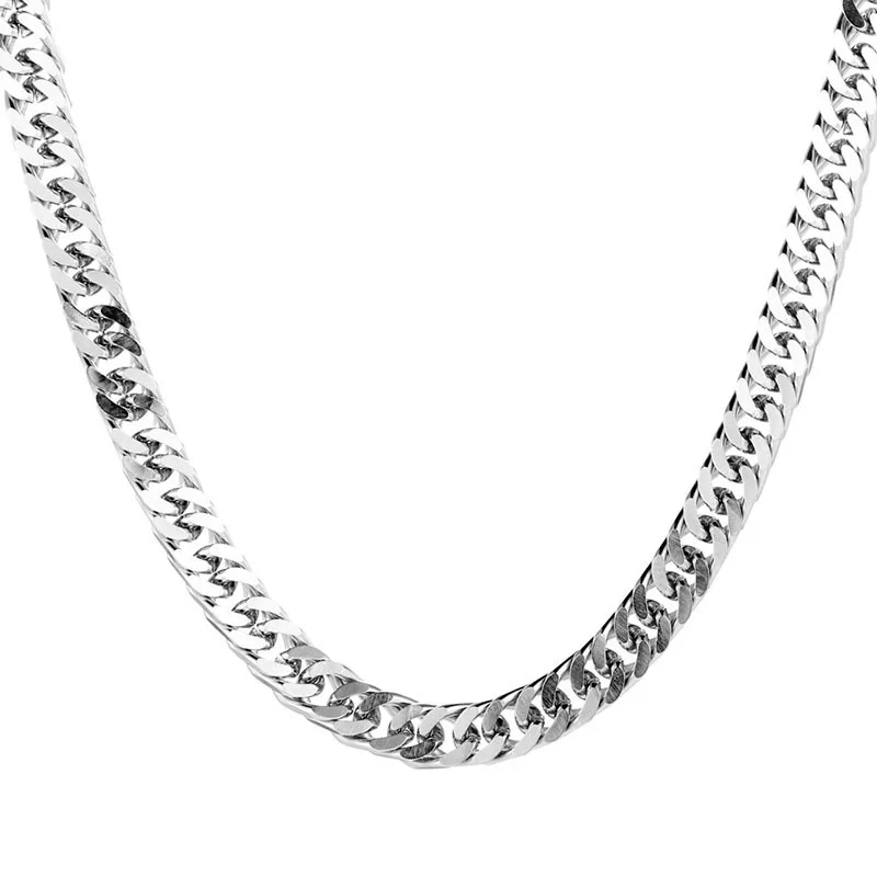 

Ожерелье-цепочка из нержавеющей стали для мальчиков, простое ожерелье в стиле панк, ожерелье для мужчин, ювелирные цепи, ожерелье