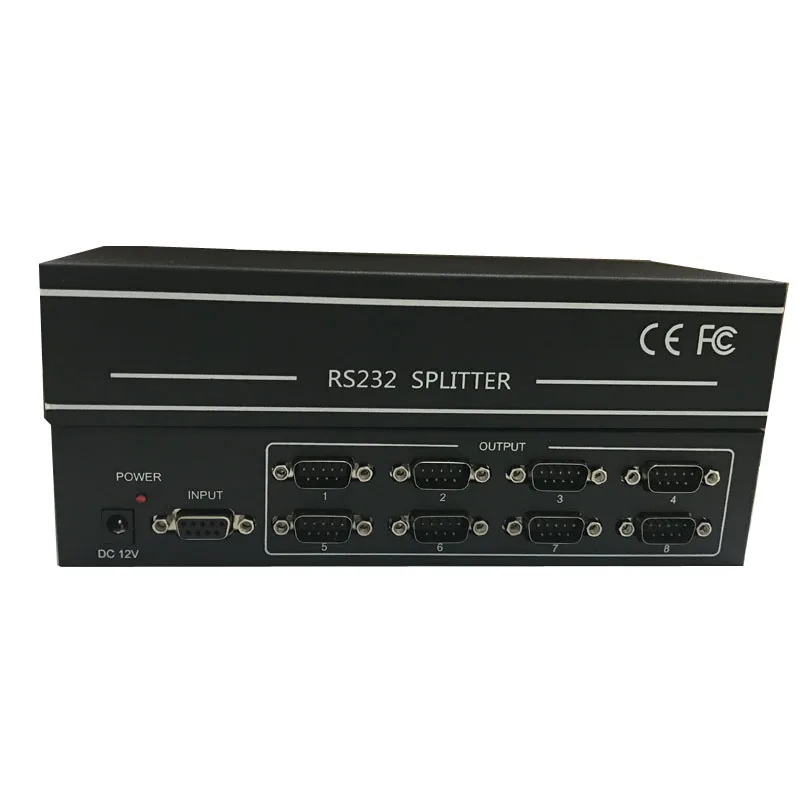 8 портовый RS232 концентратор DB9 контактный интерфейс RS232hub сплиттер двустороннюю