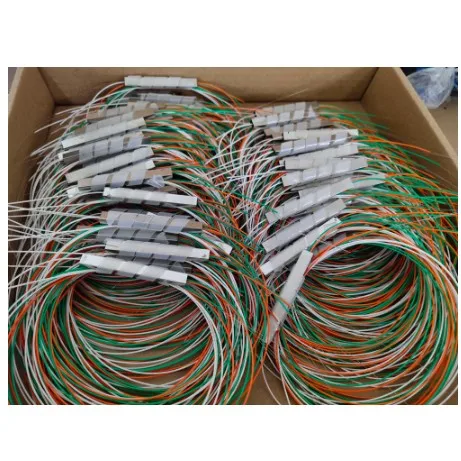 10 шт./лот 0 9 мм стальная трубка оптоволоконный PLC разветвитель 1x8 1x16 без разъема Mini