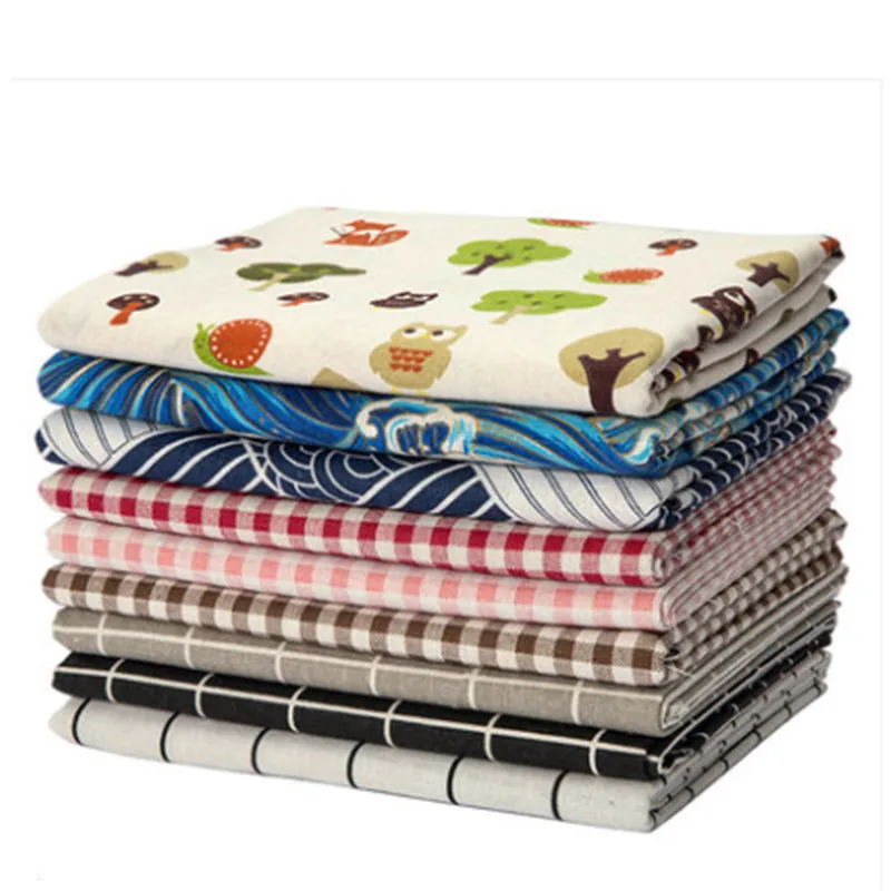 1 метр с цветочным принтом Детское платье в стиле пэчворк из хлопка и льна ткань