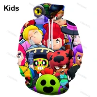 colt anime star hoodie birthday gift poco max boys girls 3d primo mortis thin hoodie crow spike leon shelly kids game tops