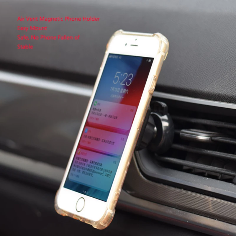 high quality 2 in 1 easy mount magnetic phone holder car cup phone holder air vent phone holder free global shipping