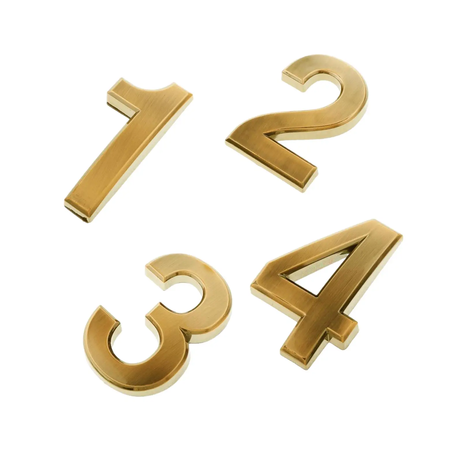 

4 шт. дверные знаки с цифрами, Пластиковые самоклеящиеся таблички для дома, гостиничных ворот, зданий, цифры 1, 2, 3, 4