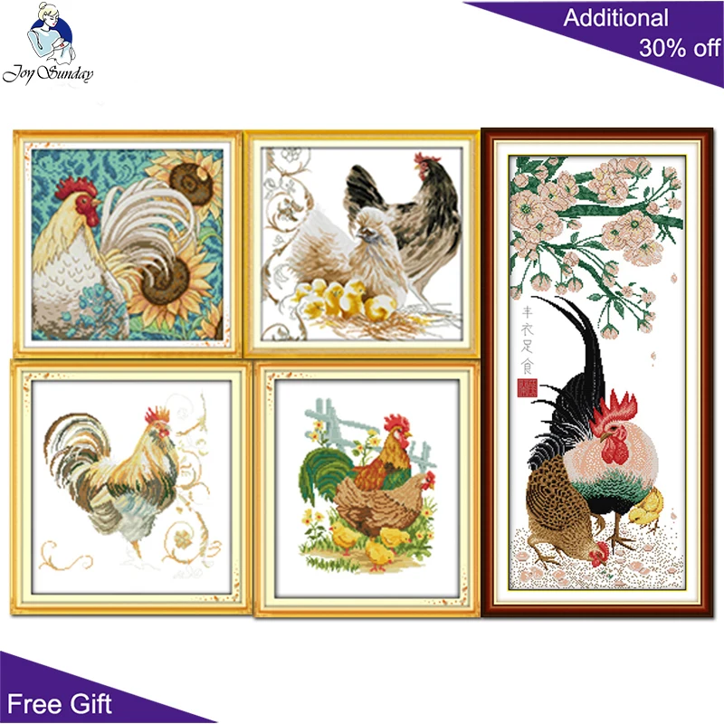 Домашний декор с курицей Joy Sunday D200 D228 D465 D612(2) D613|joy sunday|cross stitch kitsstitching kit cross |