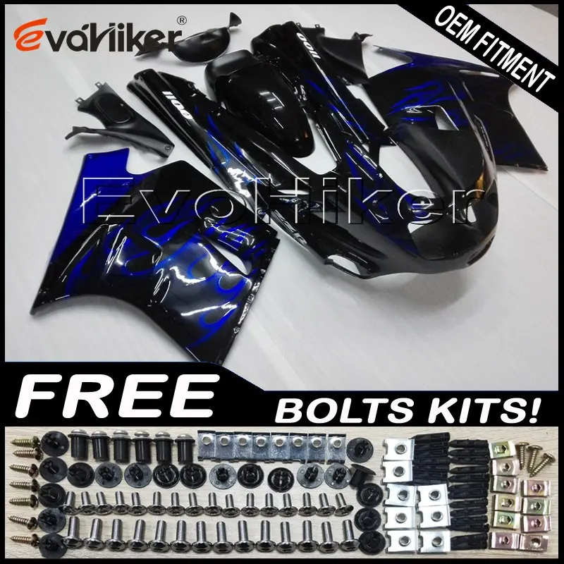 Пластиковый чехол для мотоцикла ZX11 ZZR 1100 1990 1991 1992 1993 1994 1995 1996 1997 1998 1999 2000 2001 Черный