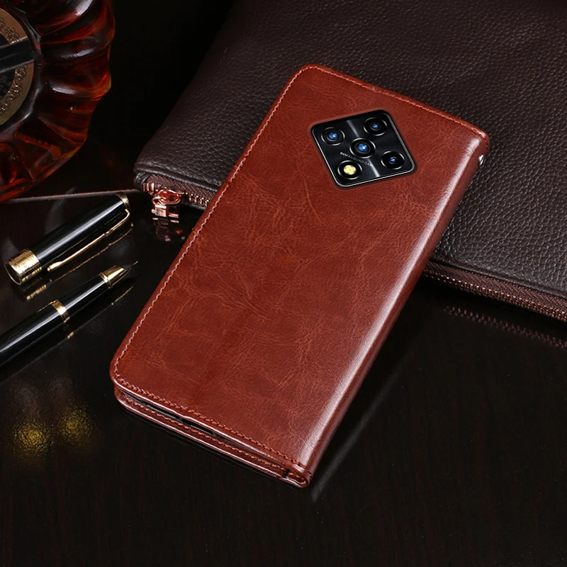 Чехол-книжка Infinix Zero 8 6 85 дюйма кожаный премиум-Чехол-бумажник Магнитный