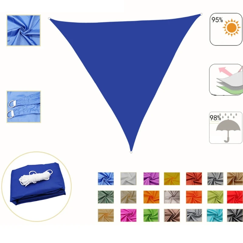 Равносторонних Треугольники с защитой от ультрафиолетовых лучей Козырек солнца