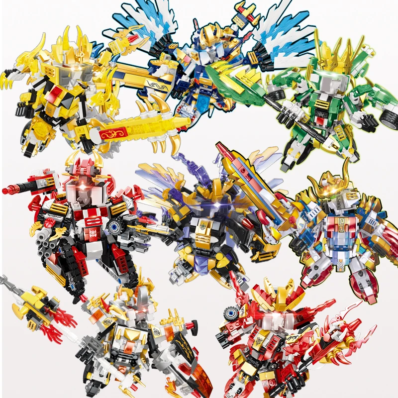 Новый дизайн маленькие пластиковые строительные блоки BB Senshi Sangokuden Gundam может быть