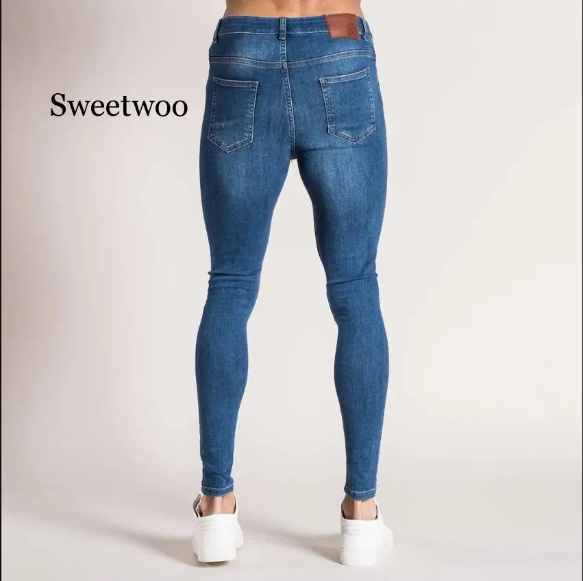 Cotton Jean Men's Pants Vintage Hole Cool Trousers for Guys Summer  3XL ripped jeans Male