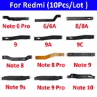10 шт.лот, материнская плата, гибкий кабель для Xiaomi Redmi 9 9A 9C 6 6A 8A Note 10 8 7 6 Pro 5 5A, материнская плата