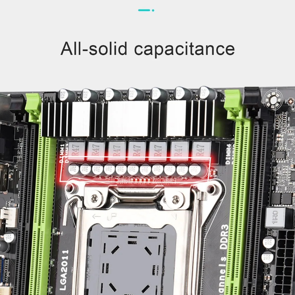 

JINGSHA X79M-S2.0 Computer Motherboard DDR3 64G USB 2.0 SATA 2.0 M.2 NVME Mainboard Support LGA 2011 E5 2670 2680 V2