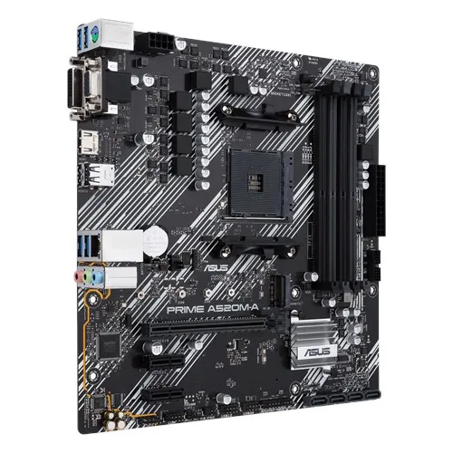 Новый ASUS системная плата AMD A520 (Ryzen AM4) mикро ATX материнская поддерживает M.2 1 Gb