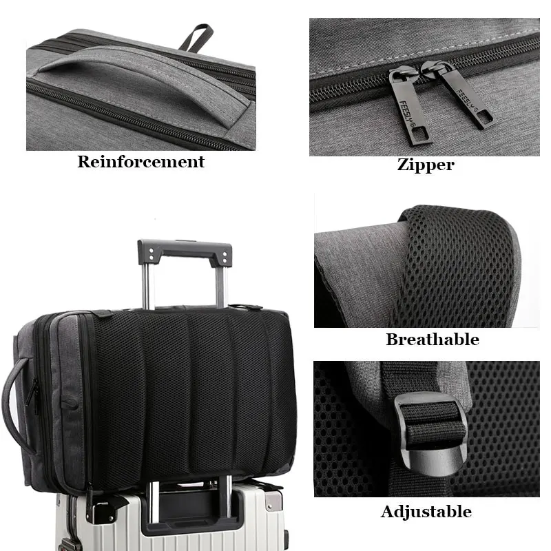 Мужские рюкзаки многофункциональная водонепроницаемая сумка для ноутбука 16