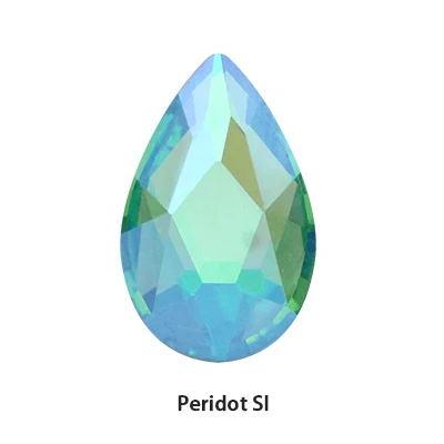Peridot SI 36 шт цветные Стразы для ногтей с плоской задней поверхностью, украшения для ногтей, Хрустальные стеклянные камни для маникюра, 3D блестящие стразы, драгоценные камни, сделай сам, плач - Цвет: Peridot SI