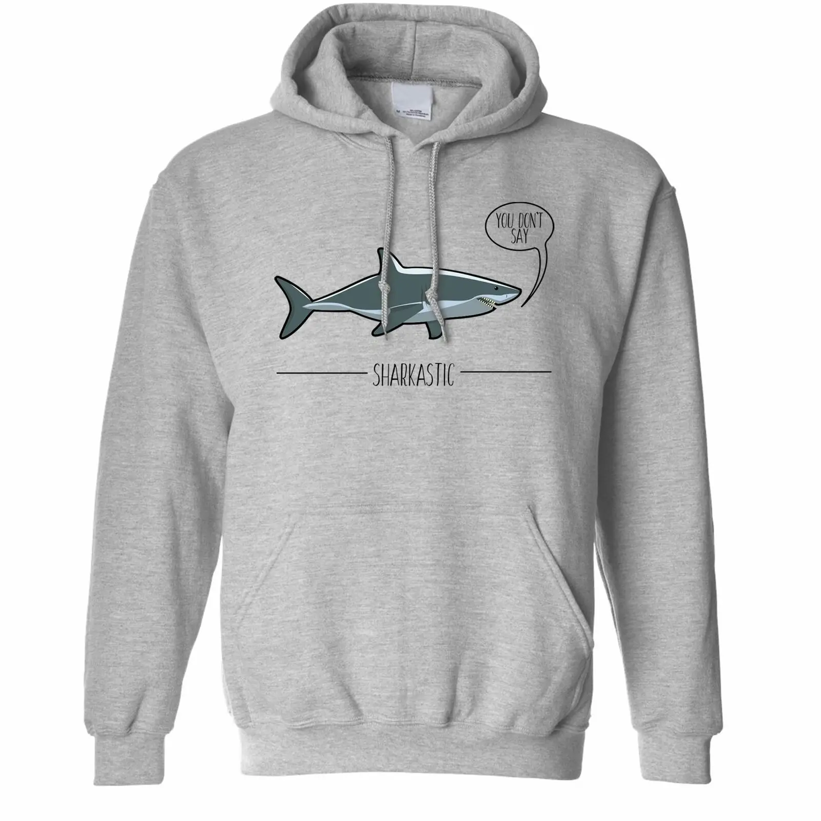 

Shark Pun Hoodie Hood Sarcastic Sharkastic Joke Ocean Sea Wildlife Sassy Funny