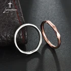 Женское кольцо из нержавеющей стали, 2 мм