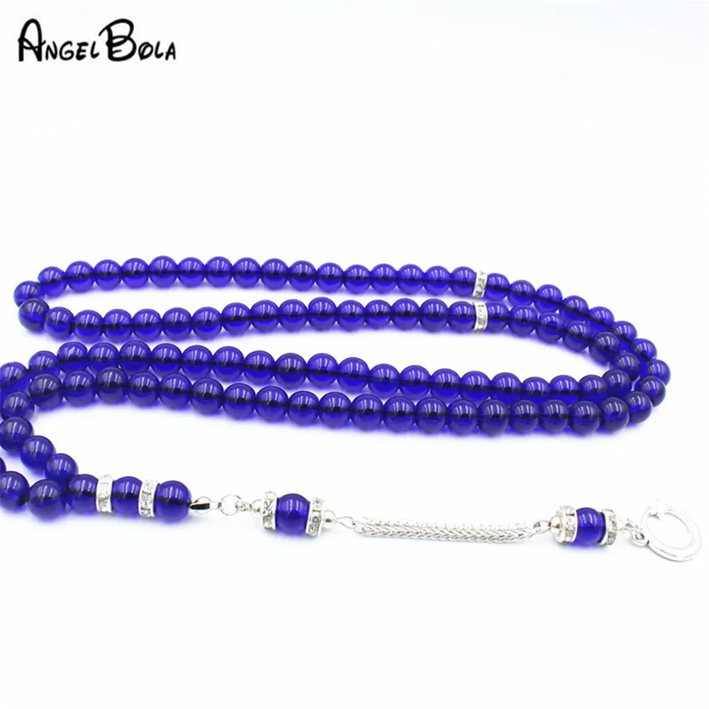 Новые 8 мм мусульманские четки оптом по низкой цене исламский Хрустальный