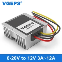 6 20v to 12v dc power supply voltage regulator module 12v to 12v automotive dc automatic buck boost waterproof power supply