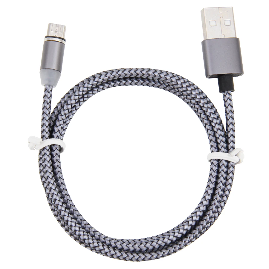 Магнитный светодиодный USB кабель 1 м 2 100 шт. для iPhone Xs Max 8 7 6 и Type C Micro Samsung Xiaomi LG