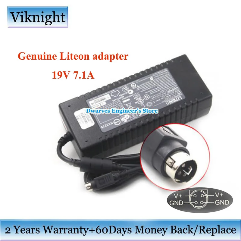 Настоящий Liteon PA-1131-07 0317A19135 19V 7.1A 135W блок питания зарядное устройство адаптер для J2 650 интегрированный сенсорный экран компьютера