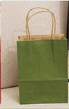 Deep Green 5 шт./лот Роскошные вечерние сумки-Подарочный пакет из крафт-бумаги с ручками перерабатываемый мешок - Цвет: Deep Green