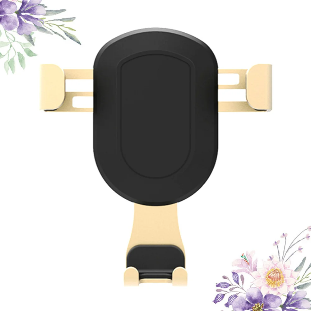 

1Pc Car Air Vent Phone Bracket Navigation Telescopic Gravity Holder(Black)
