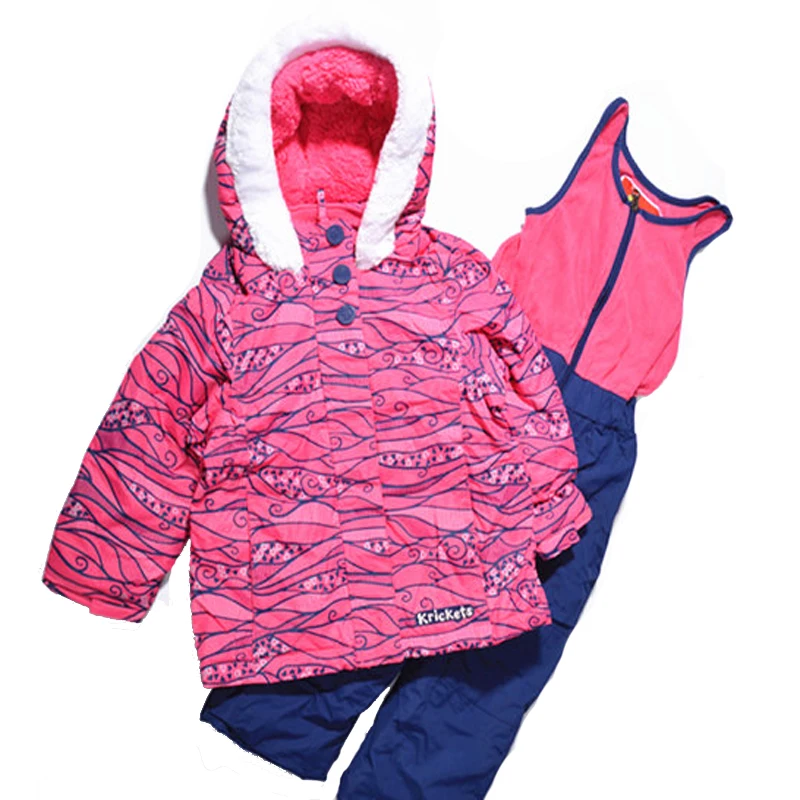 Детский зимний комплект из двух предметов модное плотное пальто в полоску с