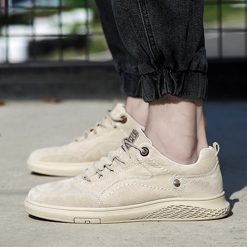 Мужские мокасины из натуральной кожи на плоской подошве | Обувь