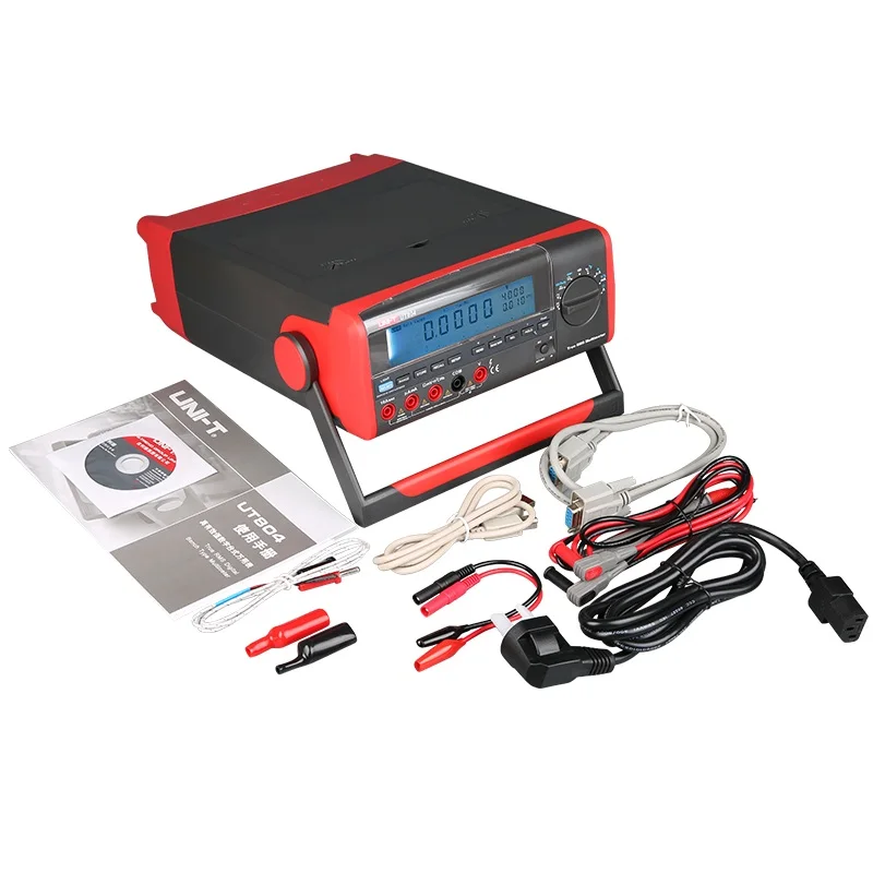 

UNI-T UT804 LCD Display Bench Type Digital Multimeters Volt Amp Ohm Capacitance Hz 39999 Counts Tester High-Accuracy