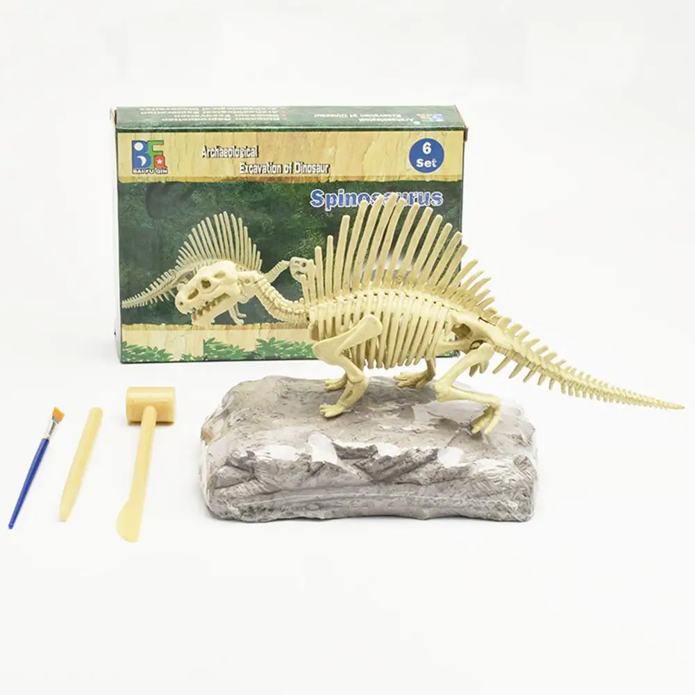 

New Discover Dinosaur Kit Skeleton Bones Model Excavation Archaeology Toys for Children Gift Ultimates Dinosaur Science Kit