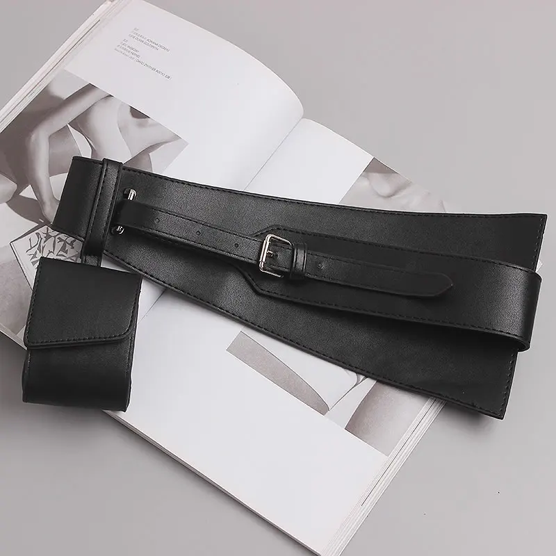 

XITAO Black Cummerbunds Fashion New Women Patchwork Irregular Casual Style 2021 Summer Minority Elegant Cummerbunds WLD6237