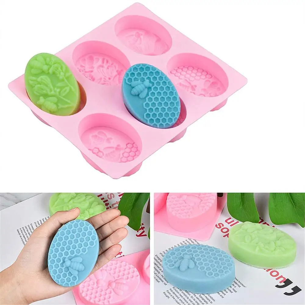 2 шт. соты мыло с изображением пчелы Силиконовые формы принтом в виде медоносной