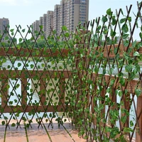 40cm70cm expanding trellis fence retractable fence artificial garden plant fence uv protected privacy screen for outdoor indoor