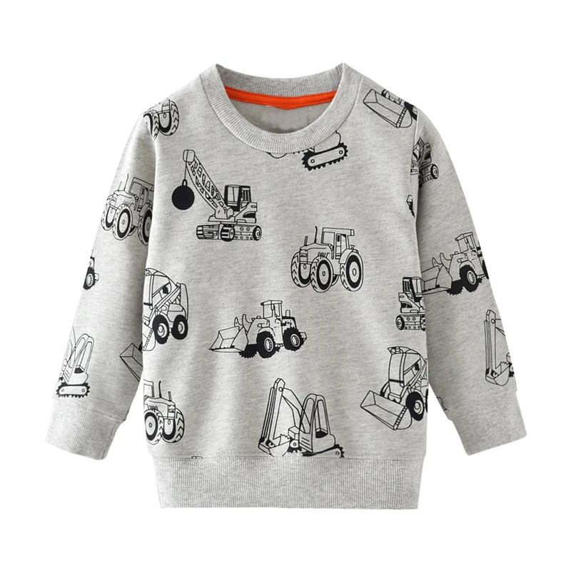 27kids 2-7years Animal Rabbit Appliques Girls Sweatshirts Child Kid Clothes Autumn Baby Girl's Clothing Boys Long Sleeve Tops - Color: 9001 same picture