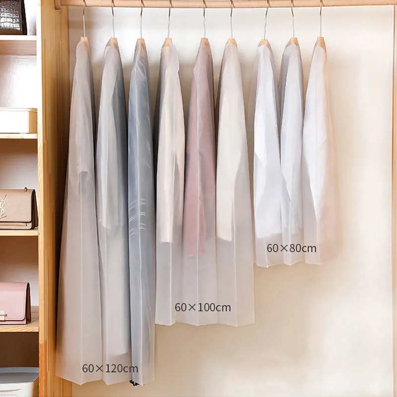 3 шт. пылезащитный чехол для одежды домашнее пальто костюма прозрачный одежда