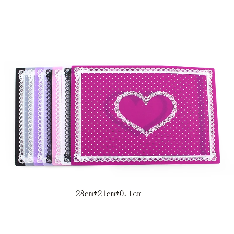 Коврик для ногтевого дизайна складной силиконовый коврик стола с кружевом и
